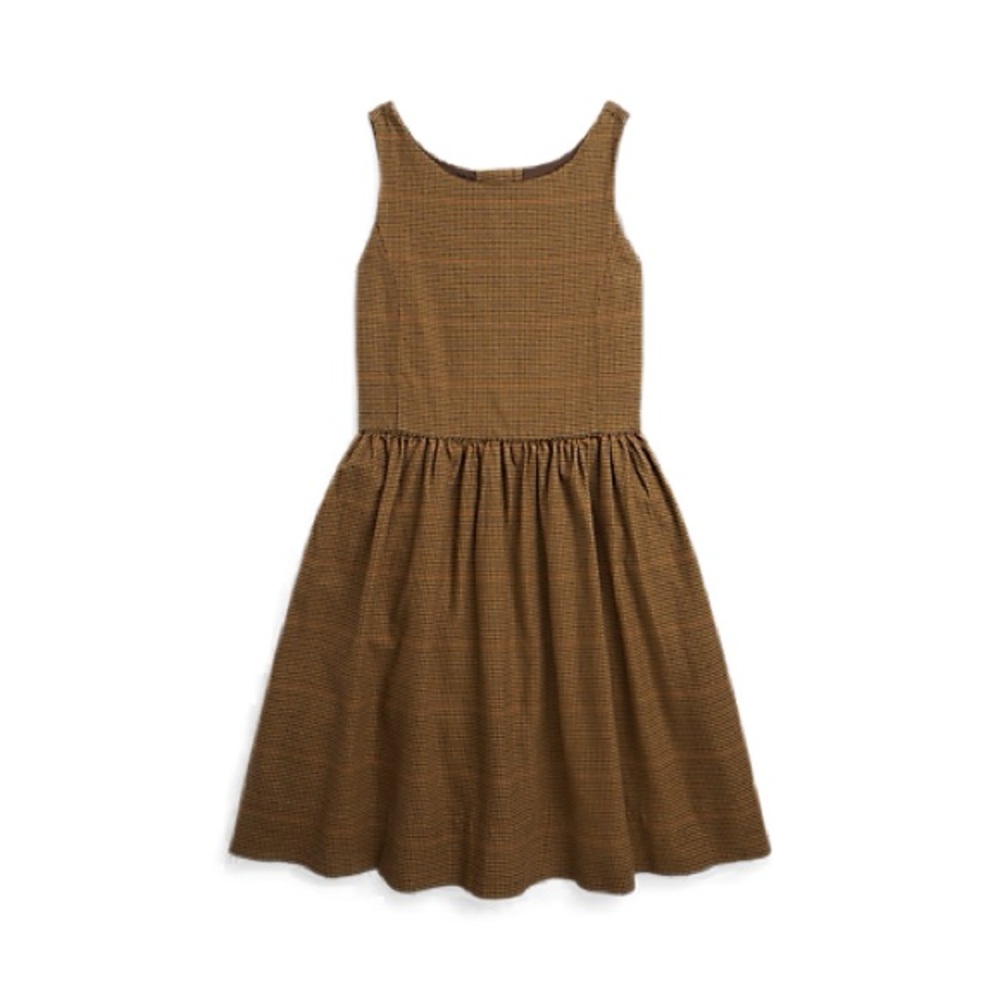 Plaid Cotton Twill Dress Size 7